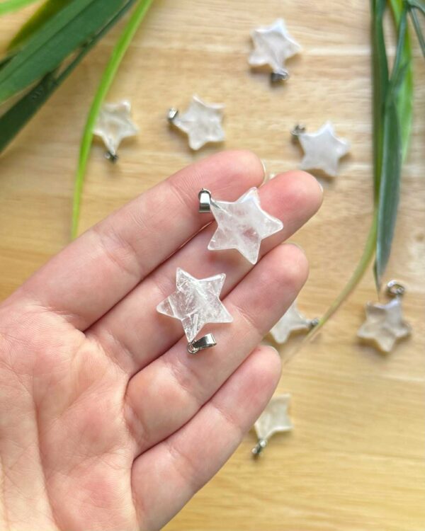 მთის ბროლის გულსაკიდი - ვარსკვლავი