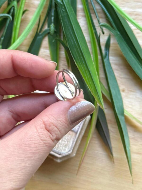 ამეთვისტოს ბეჭედი ვერცხლში - "VIOLETTA"