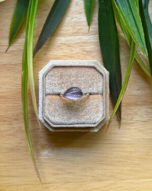 ამეტრინის ბეჭედი ვერცხლში - "IRIS LEAF"