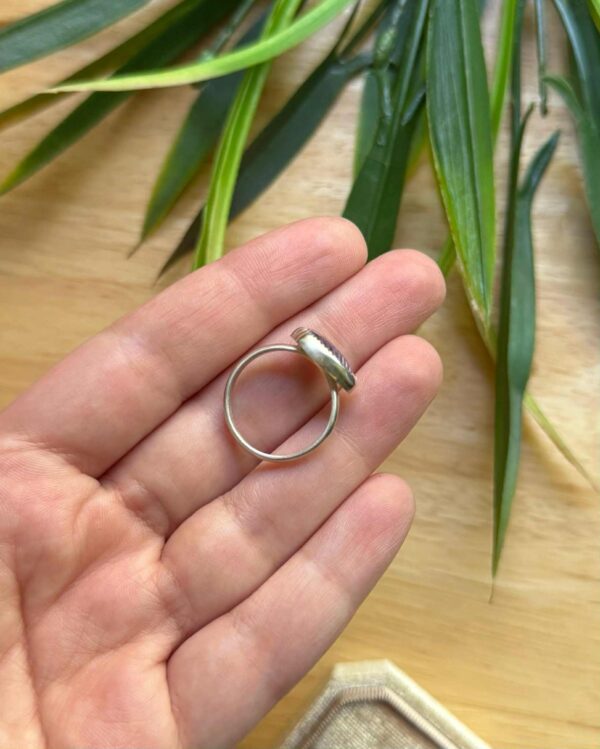 ამეტრინის ბეჭედი ვერცხლში - "IRIS LEAF"