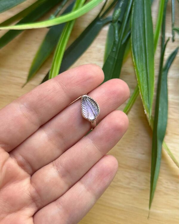 ამეტრინის ბეჭედი ვერცხლში - "IRIS LEAF"