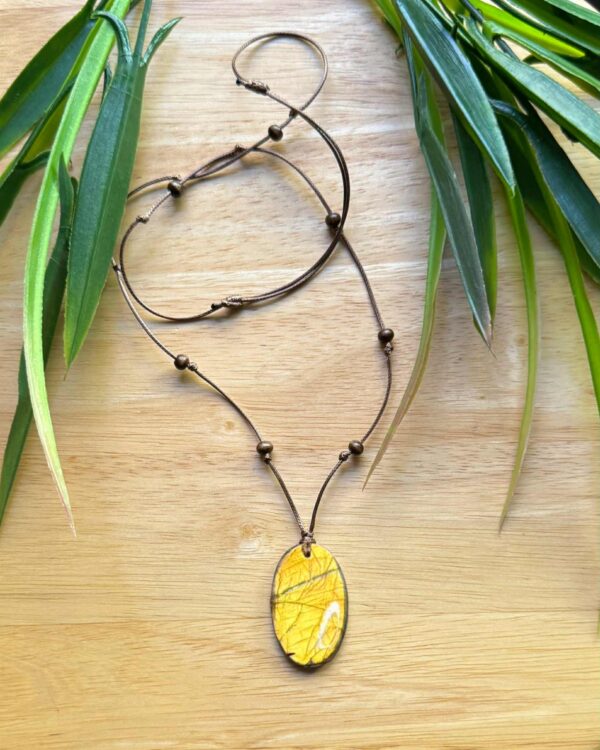 ლაბრადორიტის ყელსაბამი - "GOLDEN AURORA"