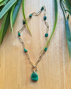 მალაქიტის მძივი - "GREEN GODDESS"