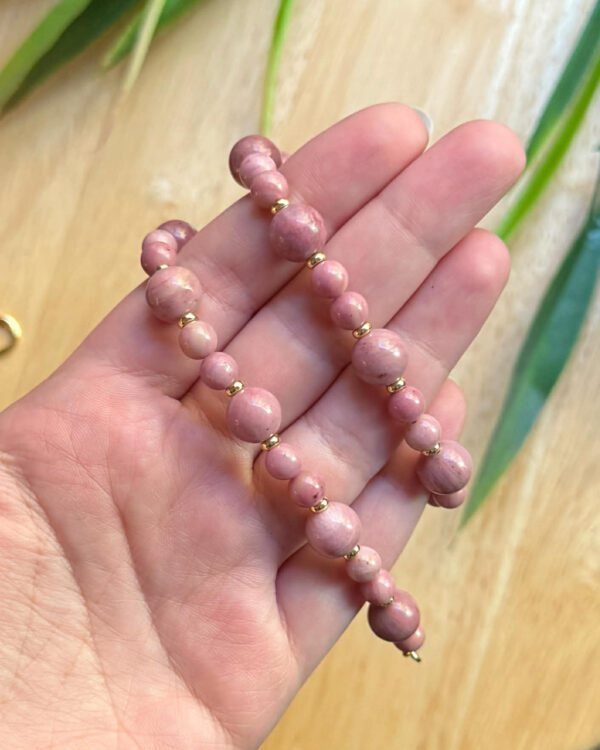 როდონიტის მძივი - "FLORINA"