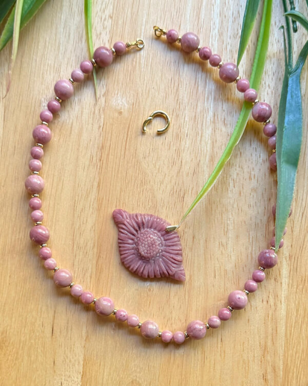 როდონიტის მძივი - "FLORINA"