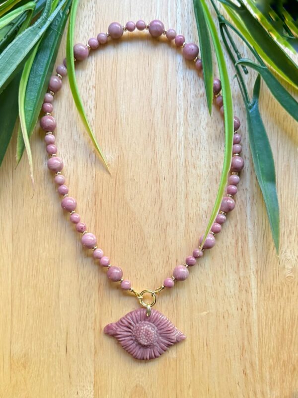 როდონიტის მძივი - "FLORINA"